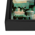 Paul Klee "Dream city" Framed Canvas Print Gallery Image 3