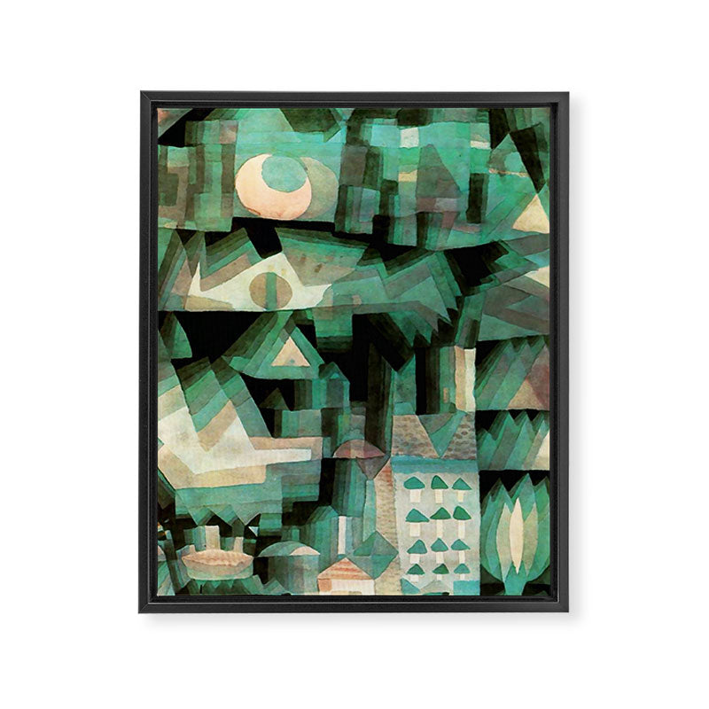 Paul Klee "Dream city" Framed Canvas Print Gallery Image 6