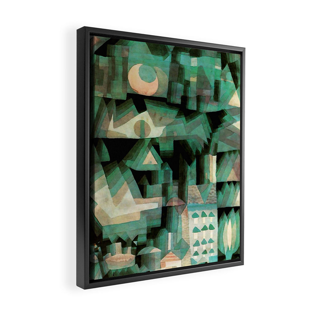 Paul Klee "Dream city" Framed Canvas Print Gallery Image 2