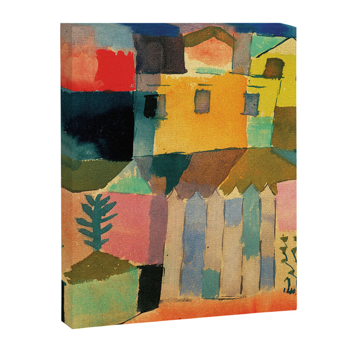 Paul Klee "Houses on the Sea 1914" Canvas Print Gallery Image 1