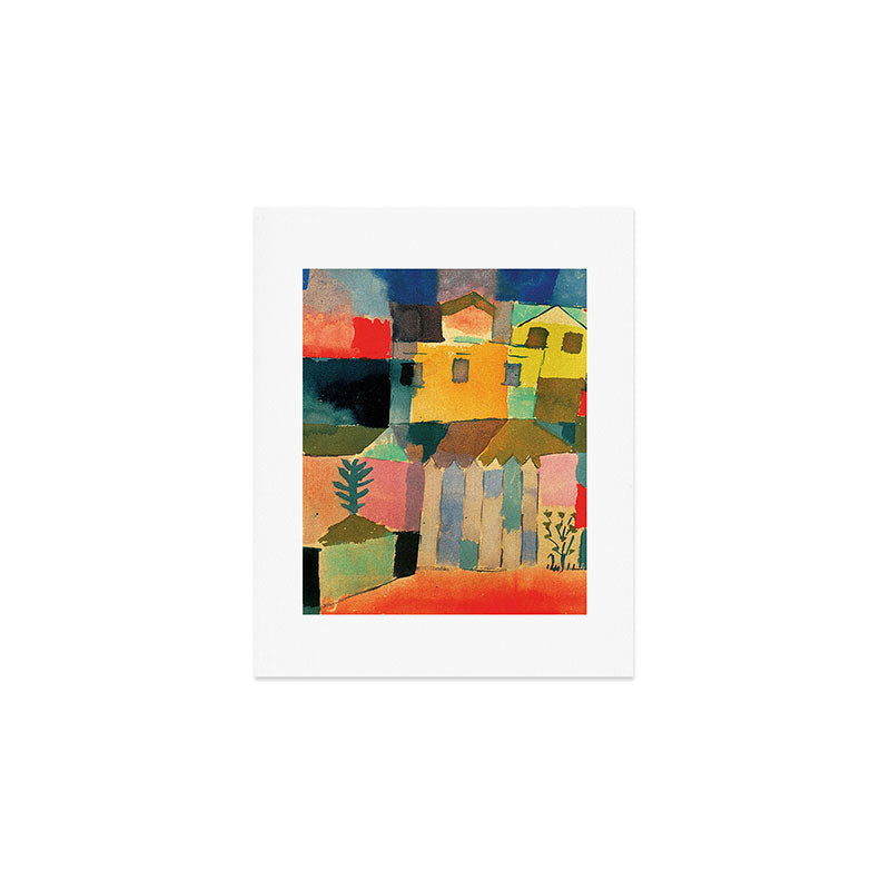 Paul Klee "Houses on the Sea 1914" Art Print Gallery Image 1