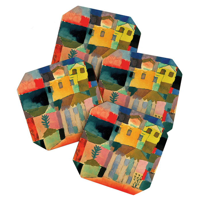 Paul Klee "Houses on the Sea 1914" Coaster Gallery Image 1