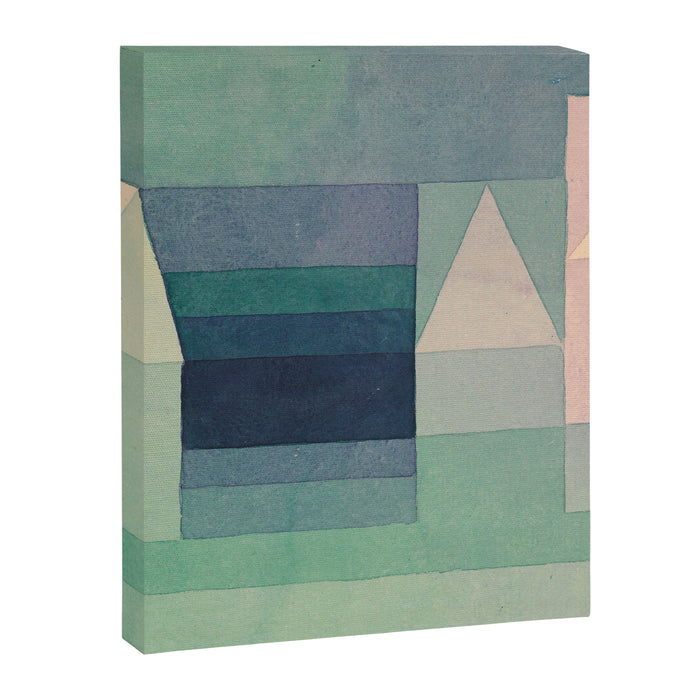 Paul Klee "Three Houses 1922" Canvas Print Gallery Image 1