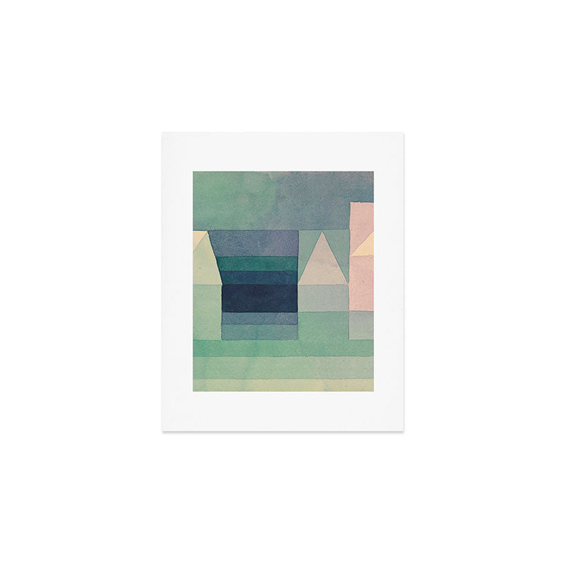 Paul Klee "Three Houses 1922" Art Print Gallery Image 1