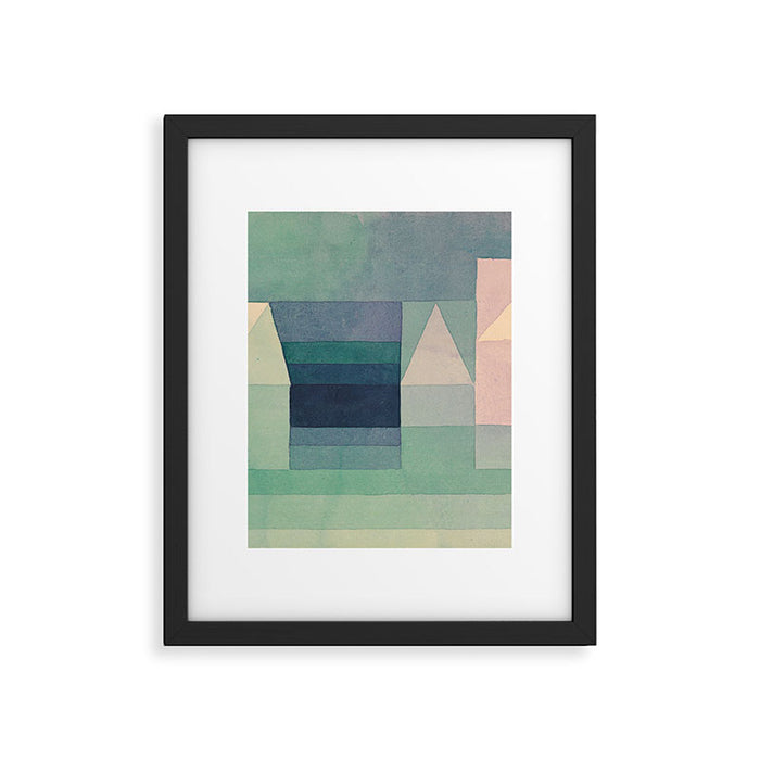 Paul Klee "Three Houses 1922" Framed Art Print Gallery Image 1