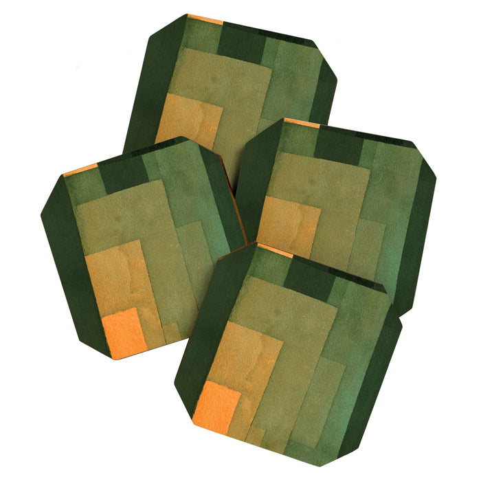 Paul Klee "Tower in Orange and Green 1922" Coaster Gallery Image 1