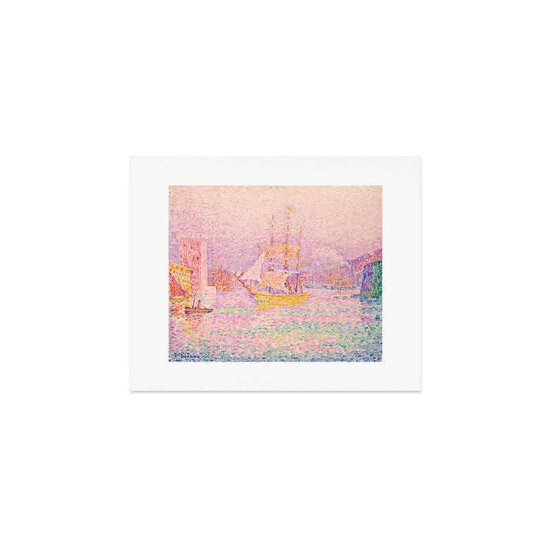 Paul Signac "Harbour at Marseilles" Art Print Gallery Image 1