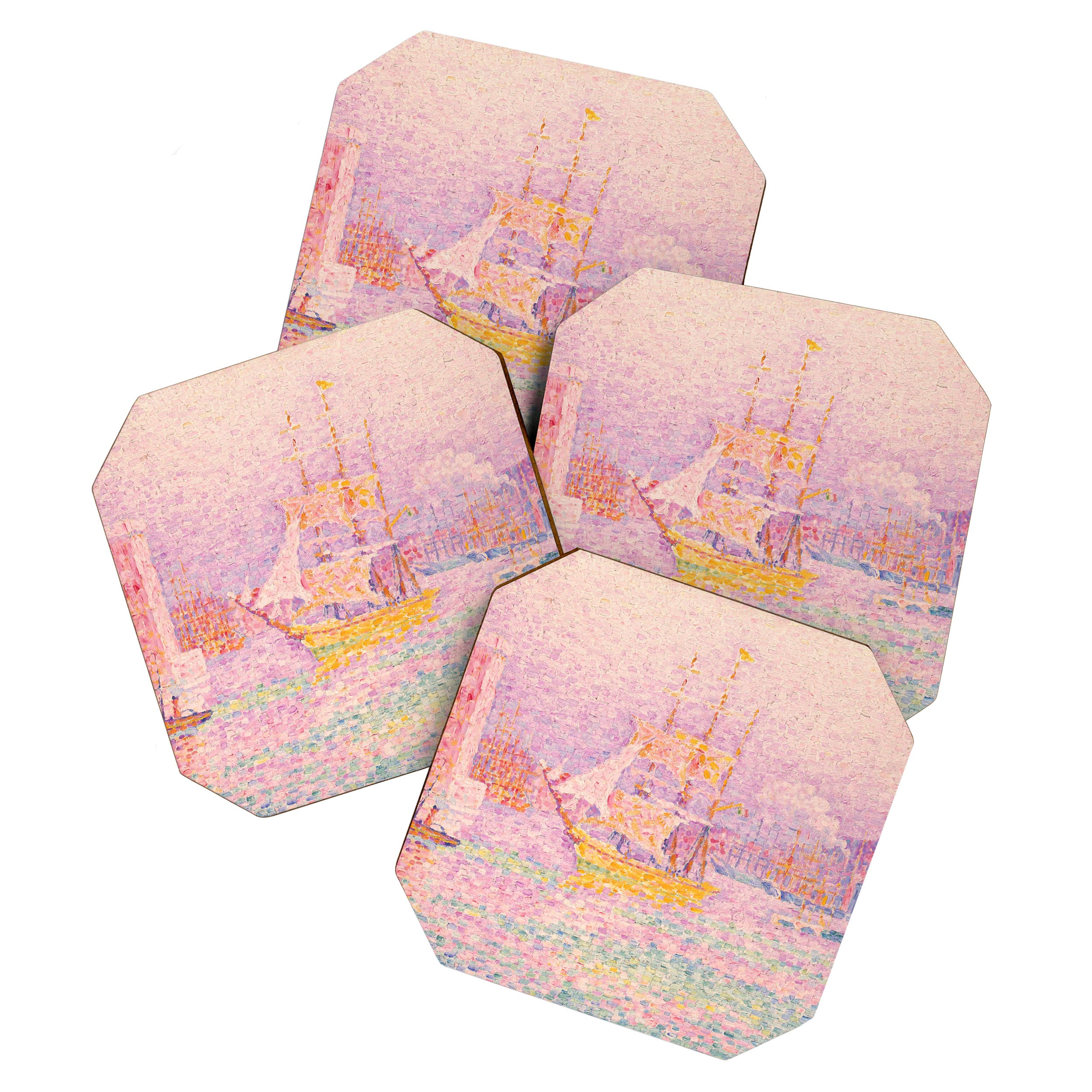 Paul Signac "Harbour at Marseilles" Coaster Gallery Image 1