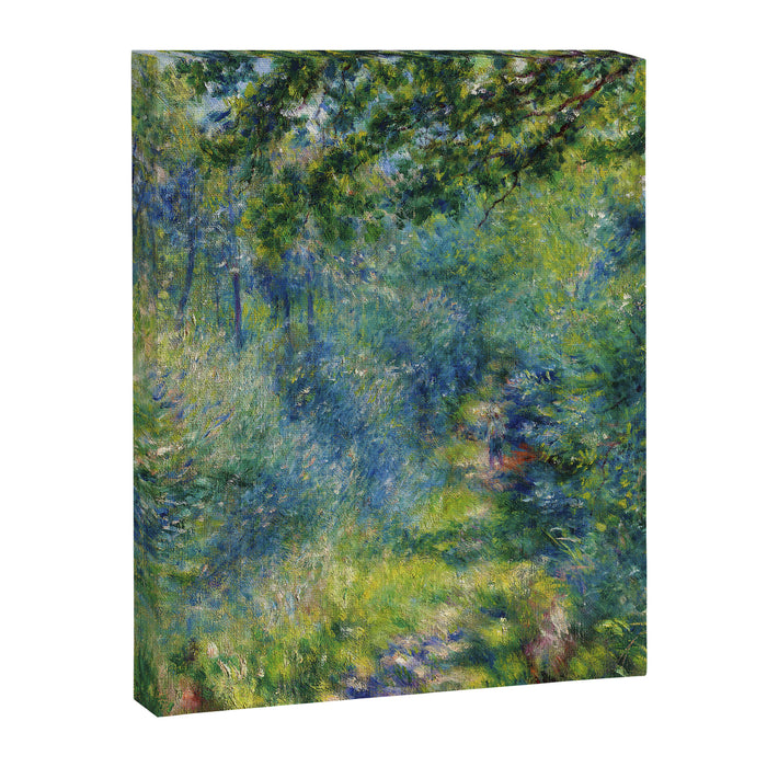 Pierre-Auguste Renoir "Sentier dans le bois (Path in the woods)" Canvas Print Gallery Image 1