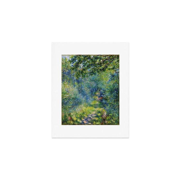 Pierre-Auguste Renoir "Sentier dans le bois (Path in the woods)" Art Print Gallery Image 1