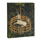 The Unicorn in Captivity (from the Unicorn Tapestries) 1495-1505 Canvas Print Gallery Image 8