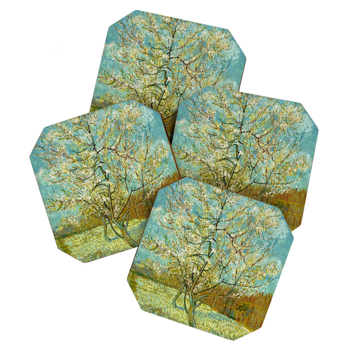 Vincent van Gogh "The pink peach tree" Coaster Gallery Image 1