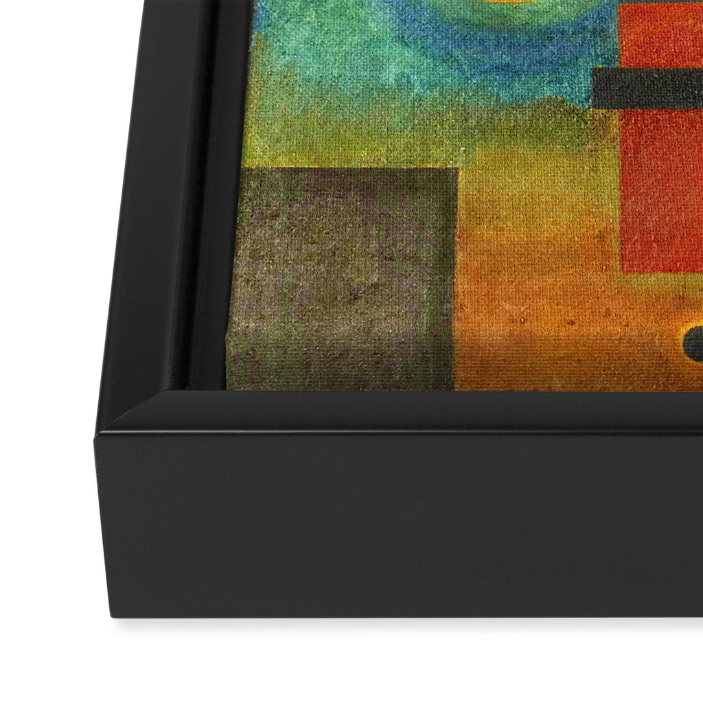 Wassily Kandinsky "Brown silence" (1925) Framed Canvas Print Gallery Image 3