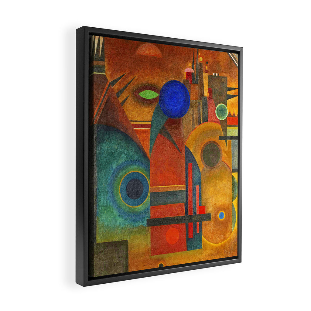 Wassily Kandinsky "Brown silence" (1925) Framed Canvas Print Gallery Image 2
