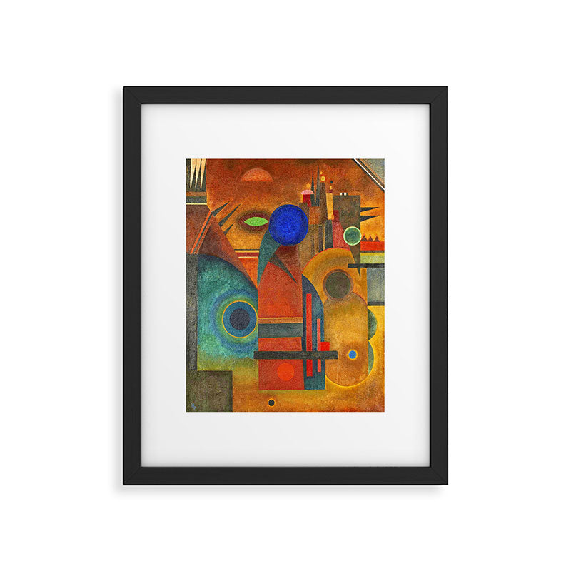 Wassily Kandinsky "Brown silence" (1925) Framed Art Print Gallery Image 6