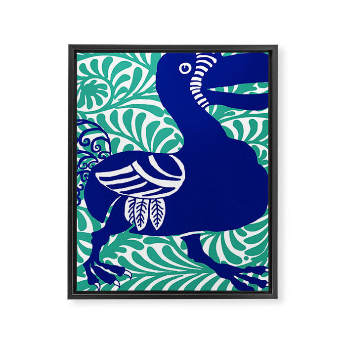 William De Morgan "Dodo bird" 1. Framed Canvas Print Gallery Image 1