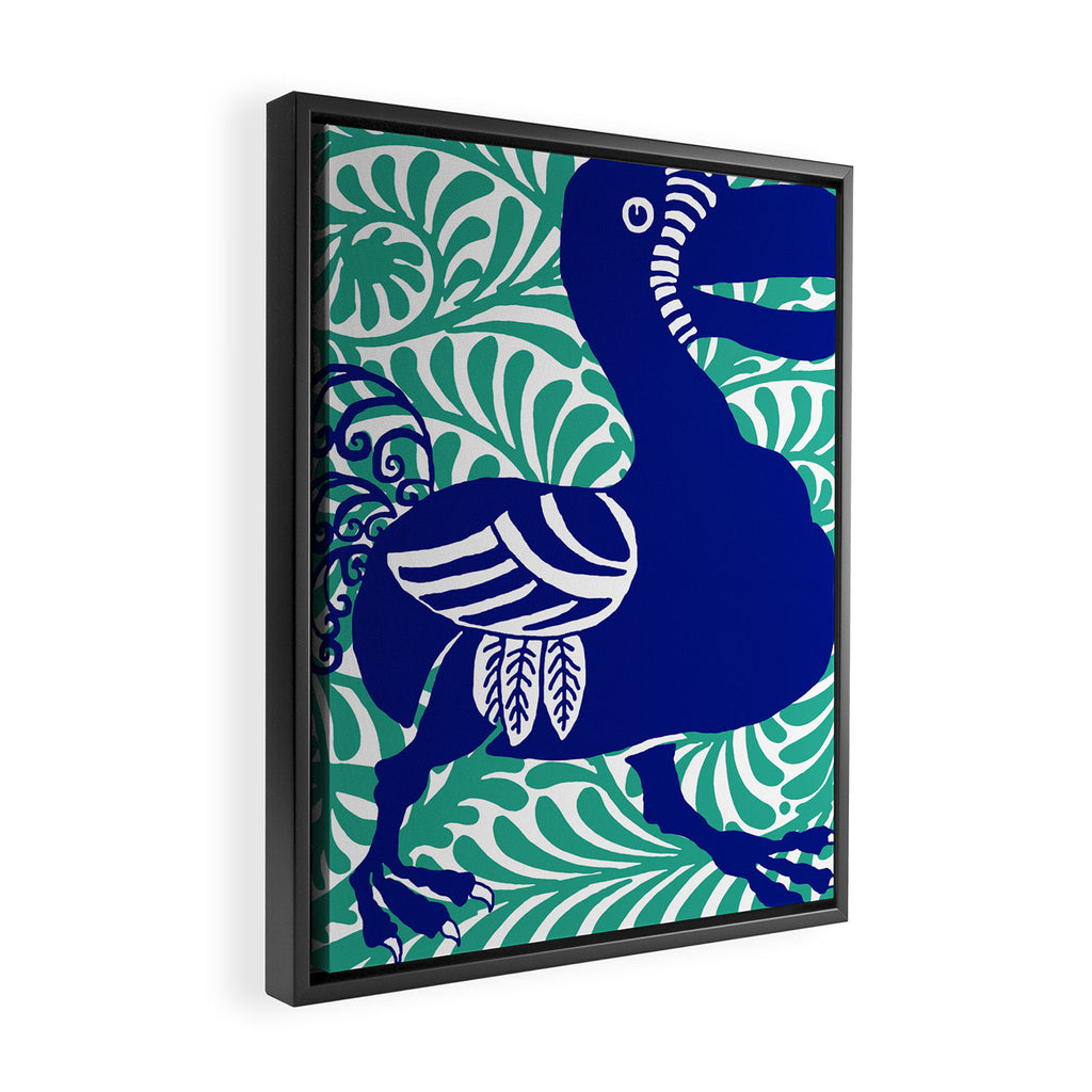 William De Morgan "Dodo bird" 1. Framed Canvas Print Gallery Image 2