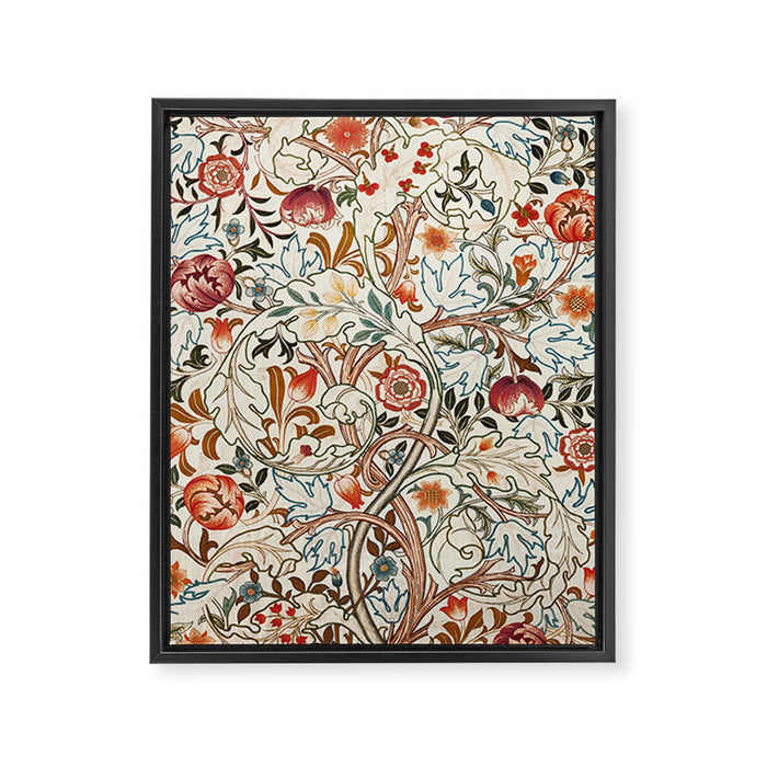 William Morris "Acanthus portière" Framed Canvas Print Gallery Image 1