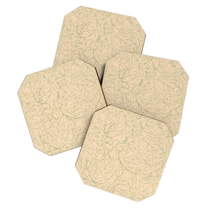 William Morris "Acanthus Scroll" 11. Coaster Gallery Image 1