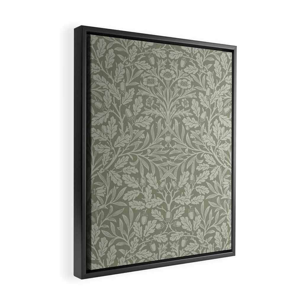 William Morris "Acorn" 6. Framed Canvas Print Gallery Image 2