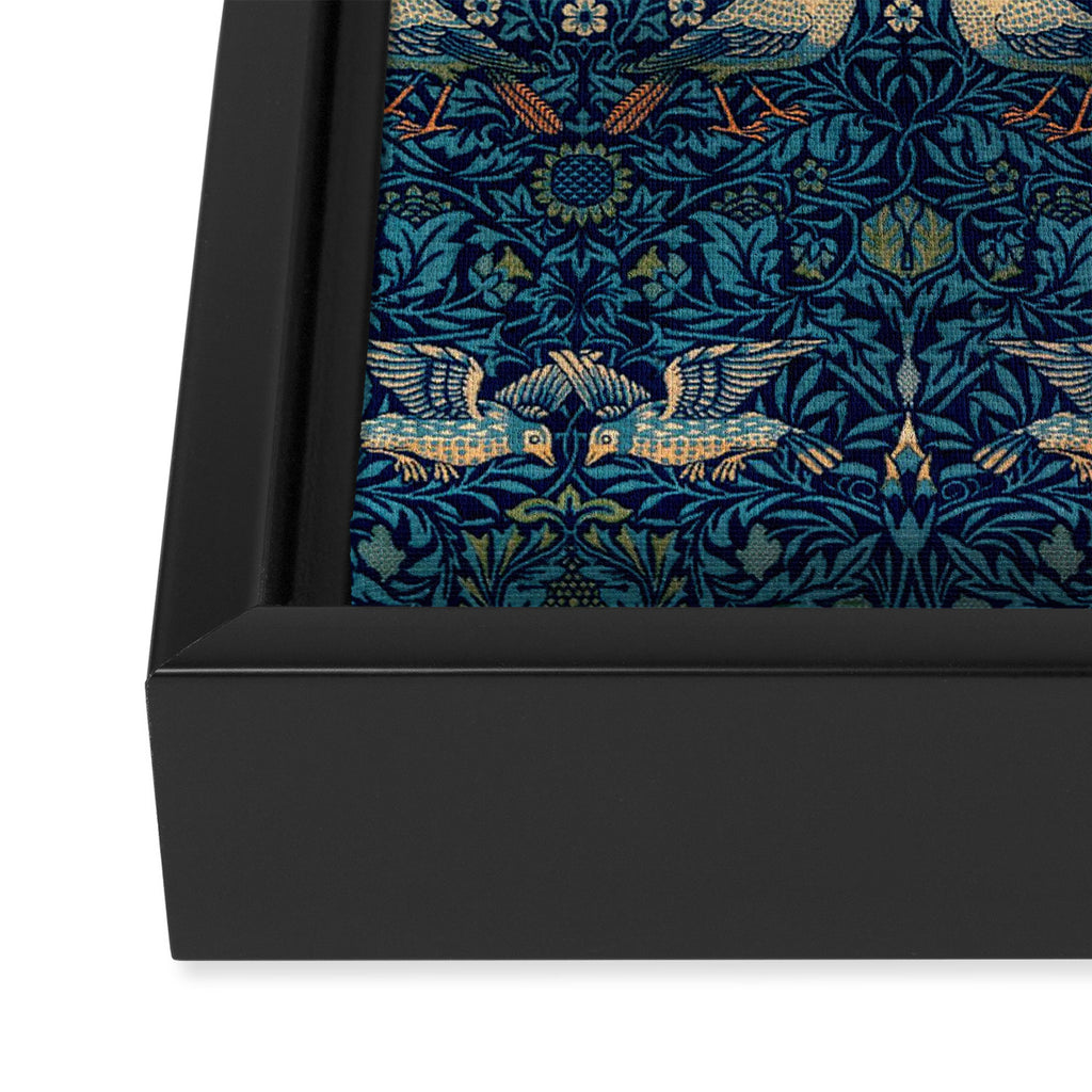 William Morris "Bird" Framed Canvas Print Gallery Image 3