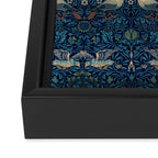 William Morris "Bird" Framed Canvas Print Gallery Image 3