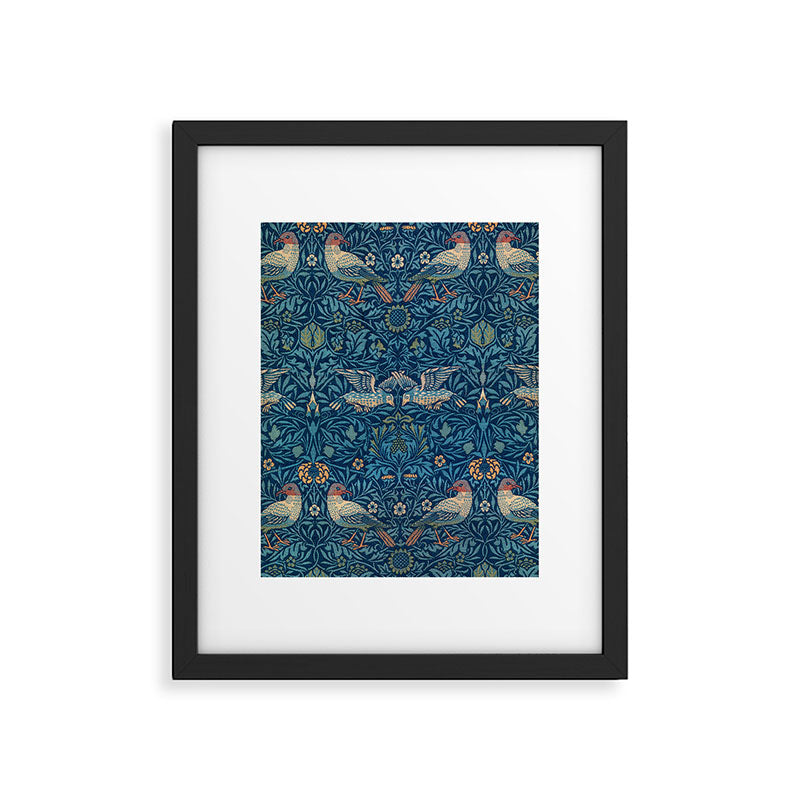 William Morris "Birds" 1. Framed Art Print Gallery Image 6