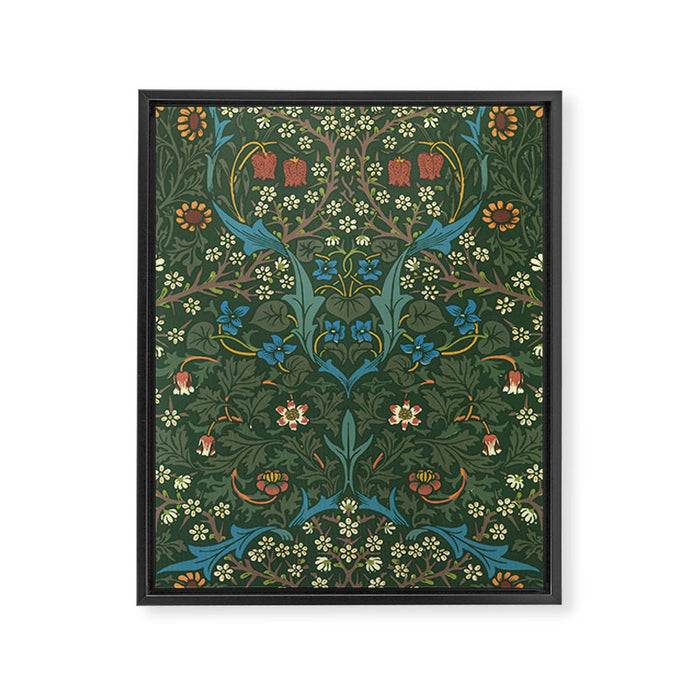William Morris "Blackthorn" 1. Framed Canvas Print Gallery Image 1