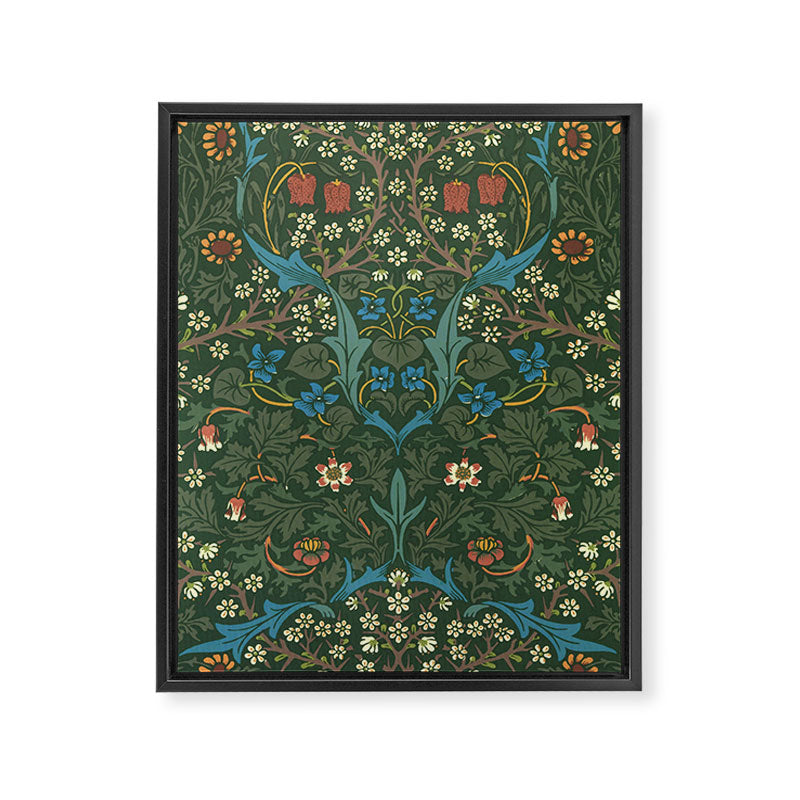 William Morris "Blackthorn" 1. Framed Canvas Print Gallery Image 8