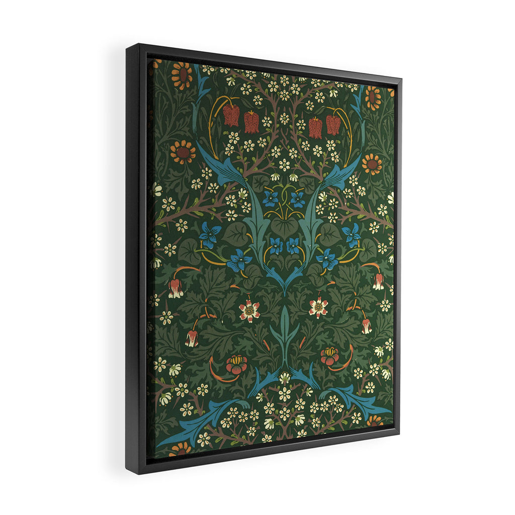 William Morris "Blackthorn" 1. Framed Canvas Print Gallery Image 2