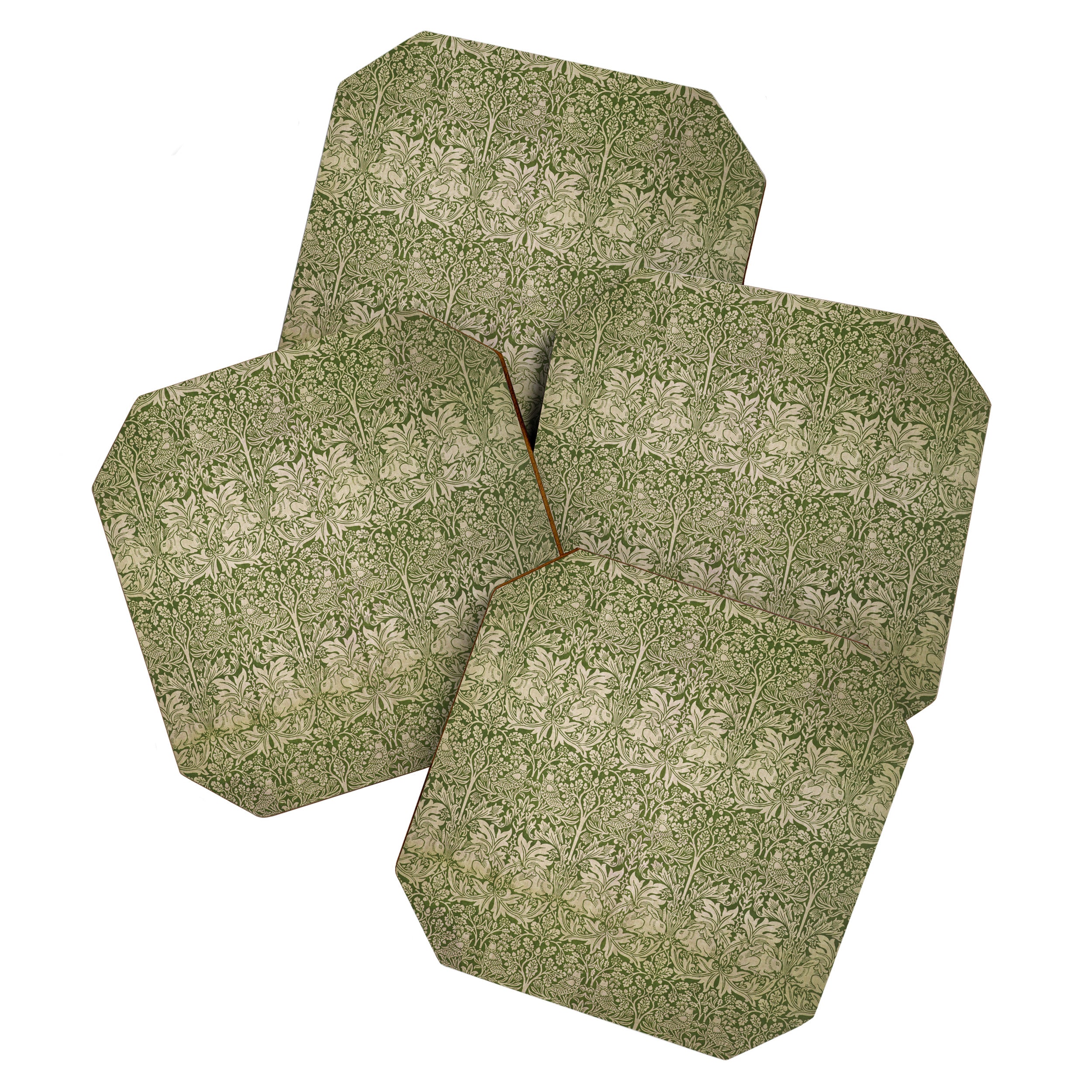 William Morris "Brer rabbit" 4. Coaster Gallery Image 1
