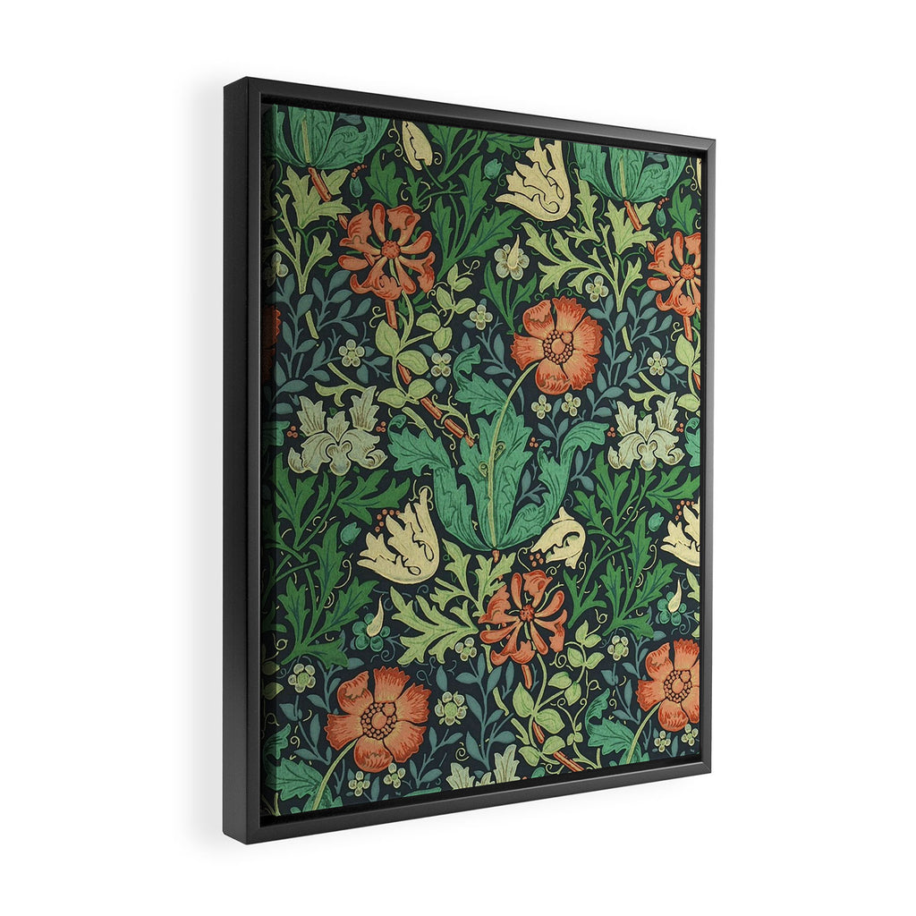 William Morris "Compton" Framed Canvas Print Gallery Image 2