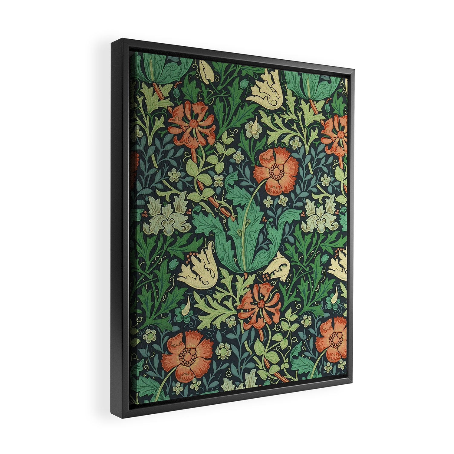 William Morris "Compton" Framed Canvas Print Gallery Image 2