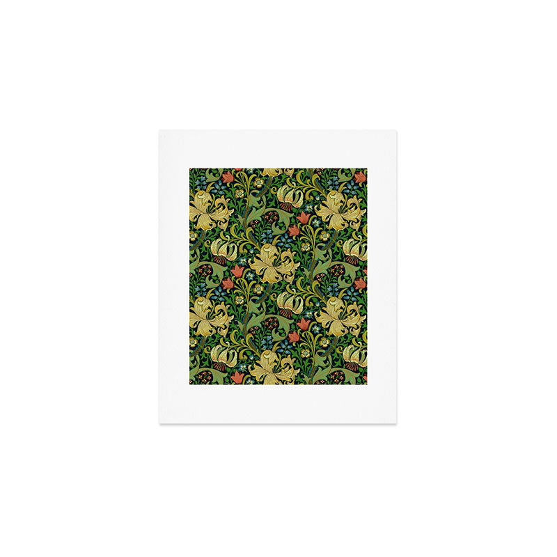 William Morris "Golden Lily" 4 Art Print Gallery Image 1