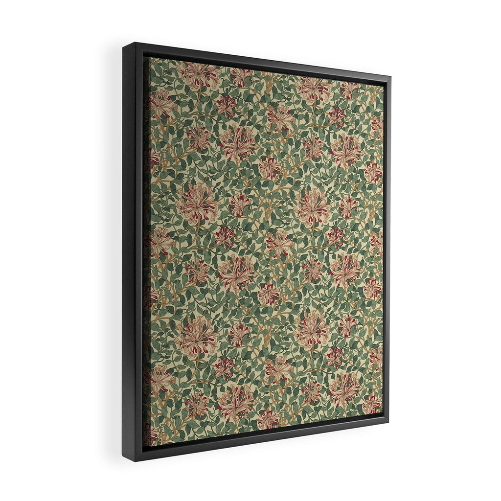 William Morris "Honeysuckle" 1. Framed Canvas Print Gallery Image 2