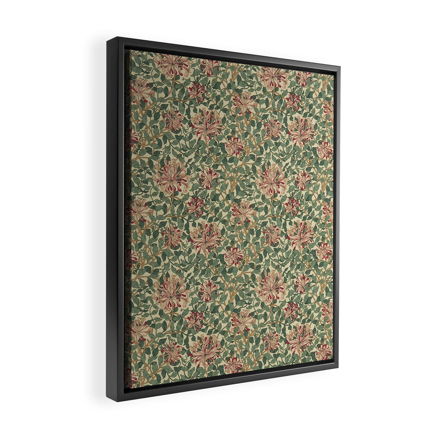 William Morris "Honeysuckle" 1. Framed Canvas Print Gallery Image 2
