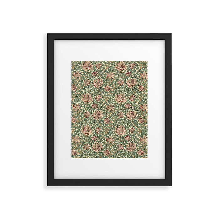 William Morris "Honeysuckle" 1. Framed Art Print Gallery Image 1
