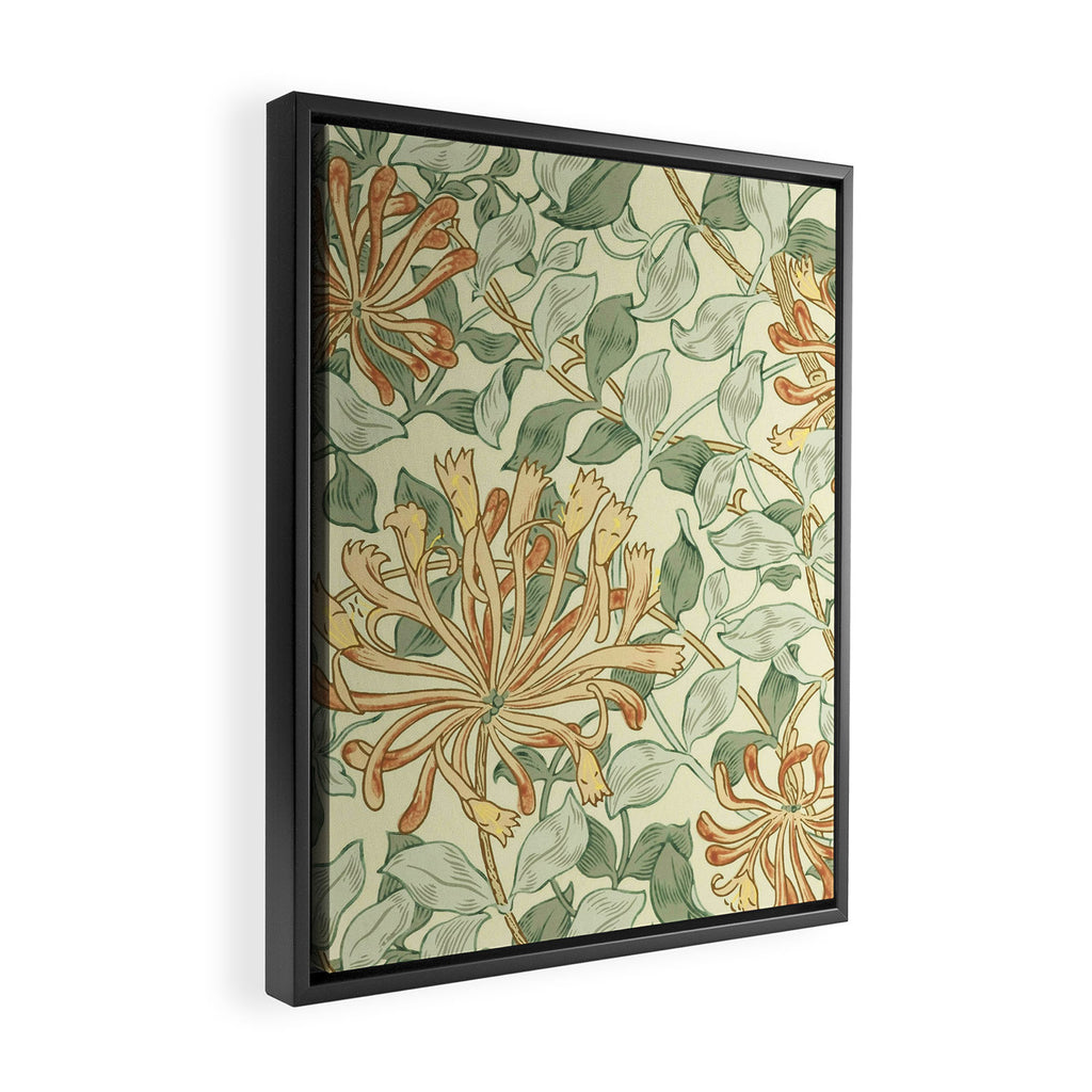 William Morris "Honeysuckle" 3. Framed Canvas Print Gallery Image 2