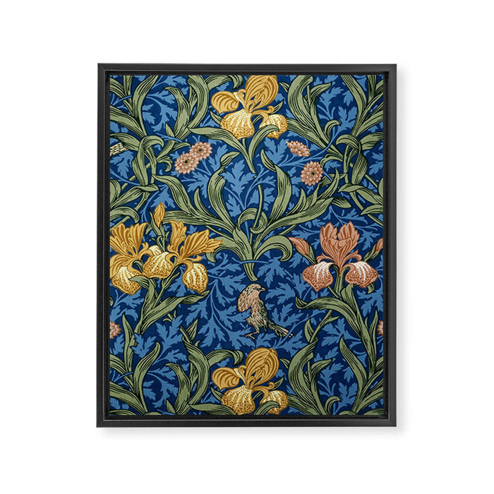 William Morris "Iris" 1. Framed Canvas Print Gallery Image 1