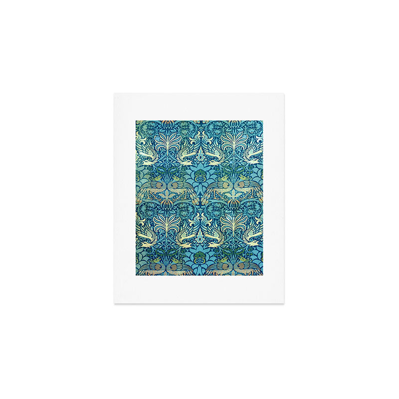 William Morris "Peacock and Dragon" Art Print Gallery Image 1