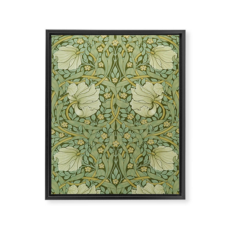 William Morris "Pimpernel" 1. Framed Canvas Print Gallery Image 8