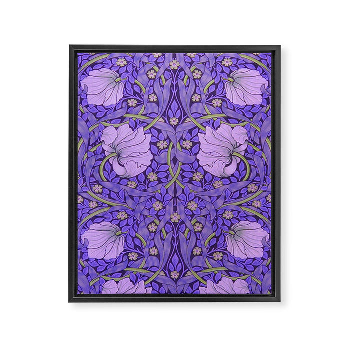 William Morris "Pimpernel" 2. Framed Canvas Print Gallery Image 1