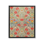 William Morris "Rose" Framed Canvas Print Gallery Image 8