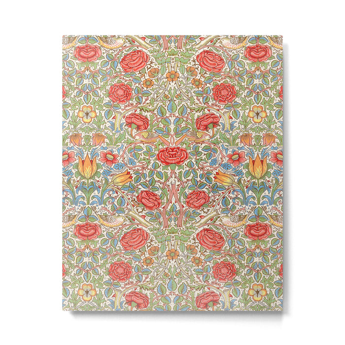 William Morris "Rose" Metal Print Gallery Image 1