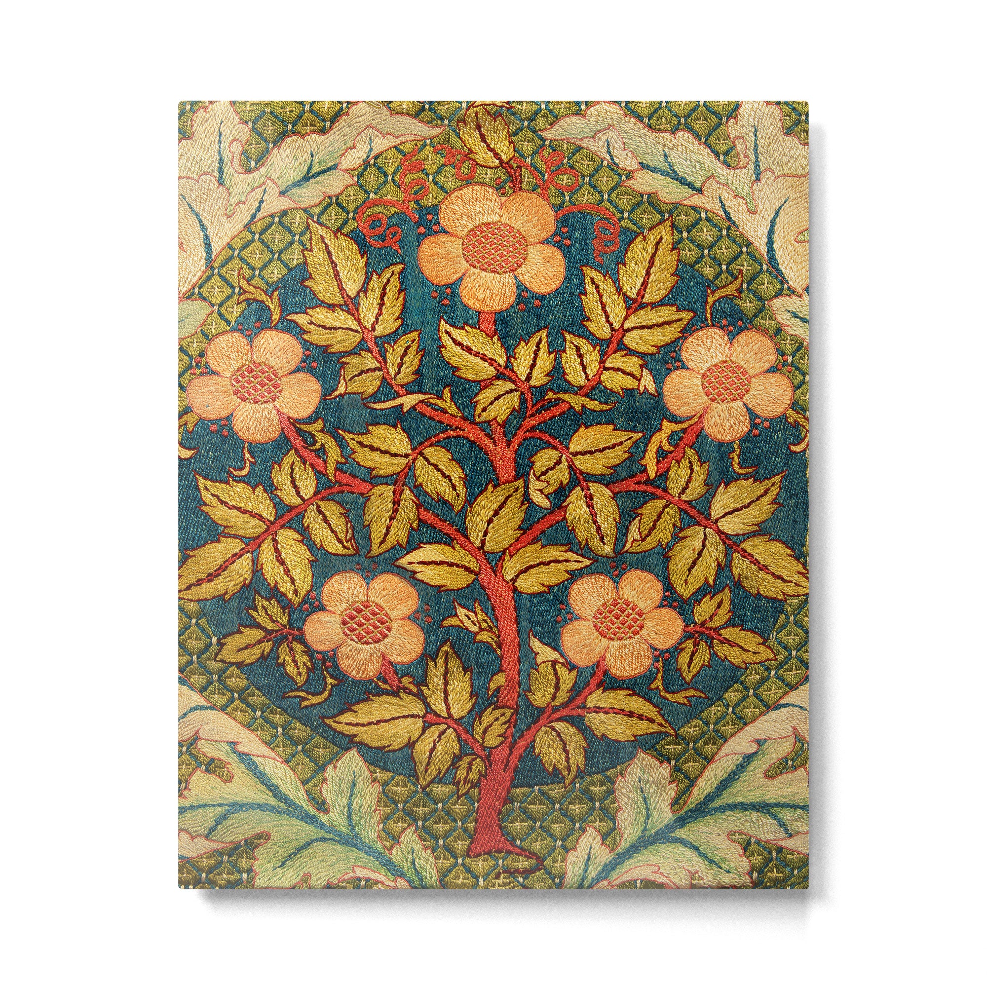William Morris "Rose Wreath" Metal Print Gallery Image 6