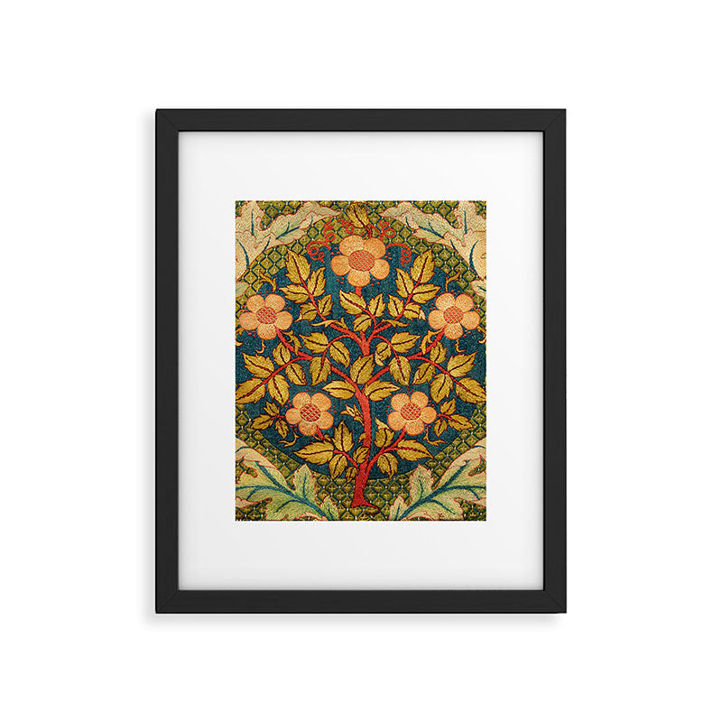 William Morris "Rose Wreath" Framed Art Print Gallery Image 6
