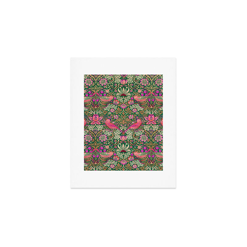 William Morris "Strawberry Thief" 7. Art Print Gallery Image 1