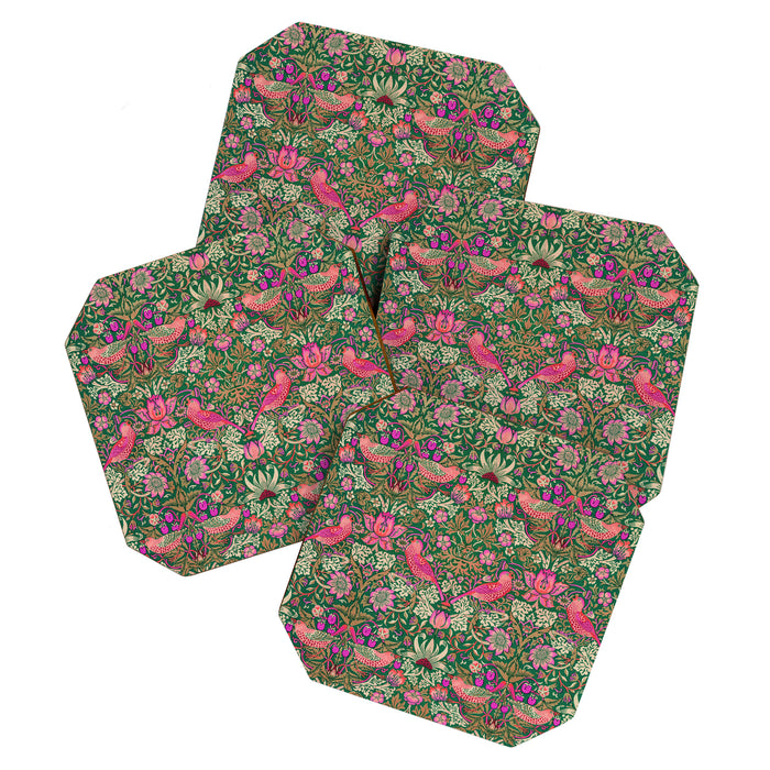 William Morris "Strawberry Thief" 7. Coaster Gallery Image 1