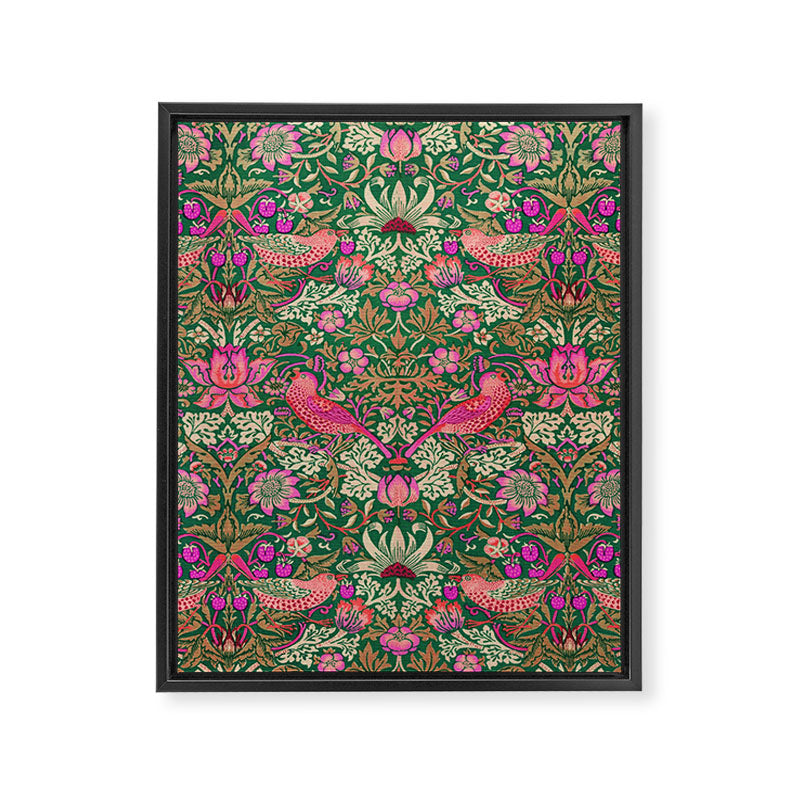 William Morris "Strawberry Thief" 7. Framed Canvas Print Gallery Image 8