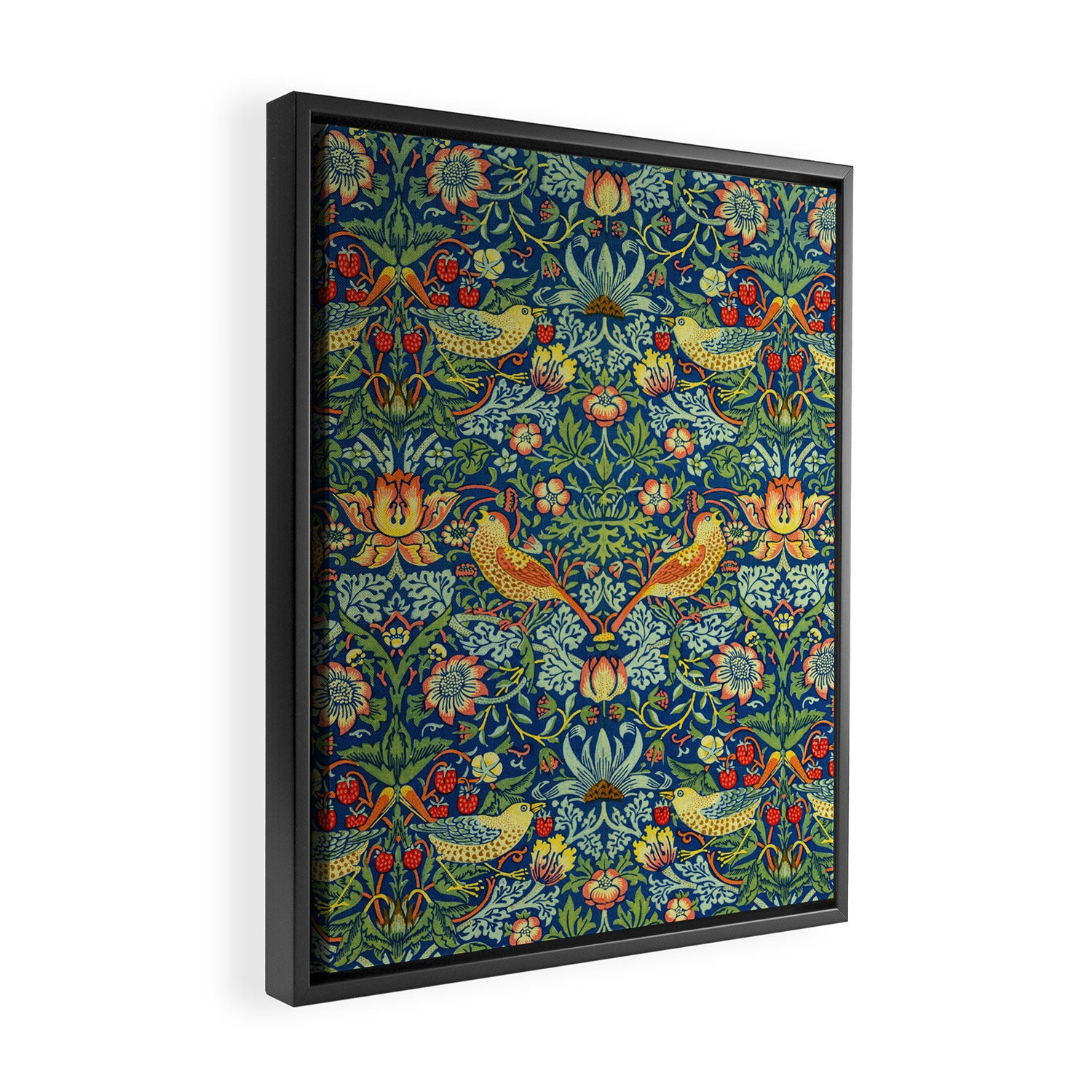William Morris "Strawberry Thief" 11. Framed Canvas Print Gallery Image 2